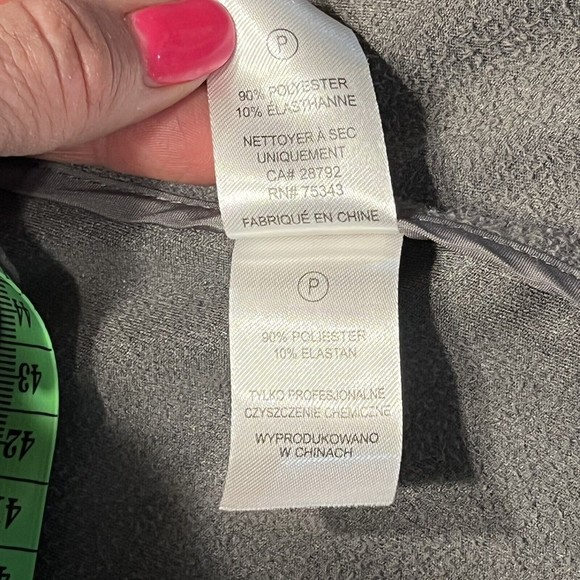 Artisan NY Vest Faux Suede Womens small Gray Open Front Draped Flyaway Soft - Picture 6 of 9